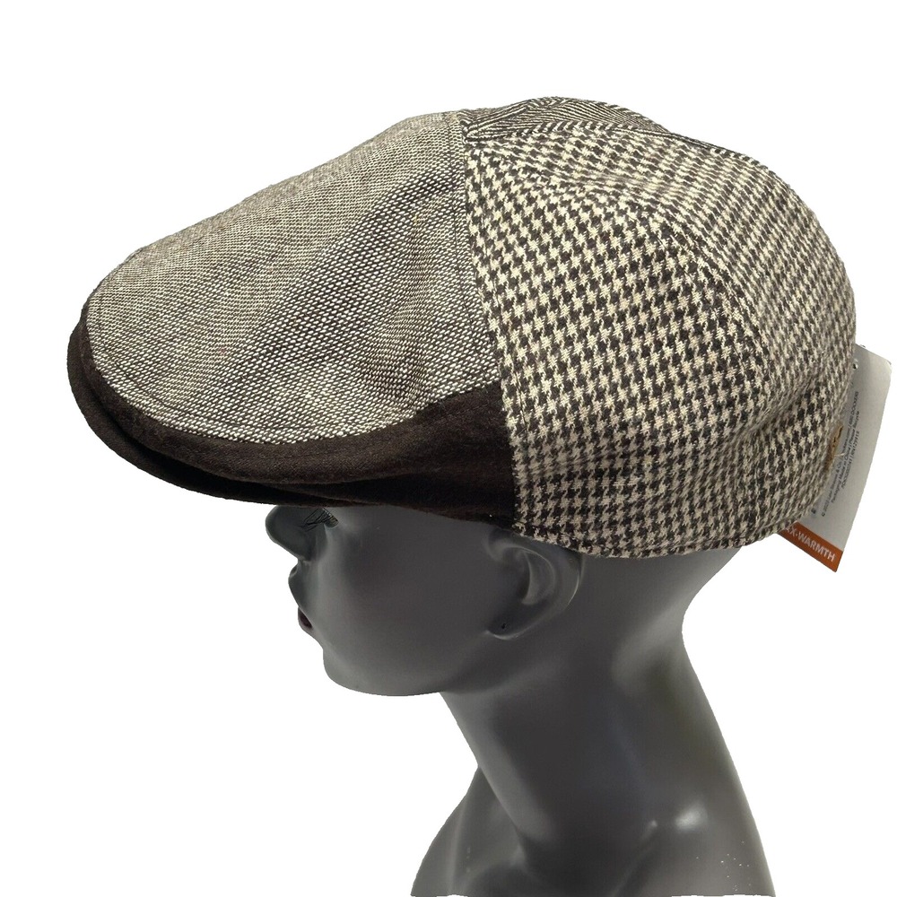 Dockers Brown S/M Max Warmth Ear Flap Cap Hat New (YB)